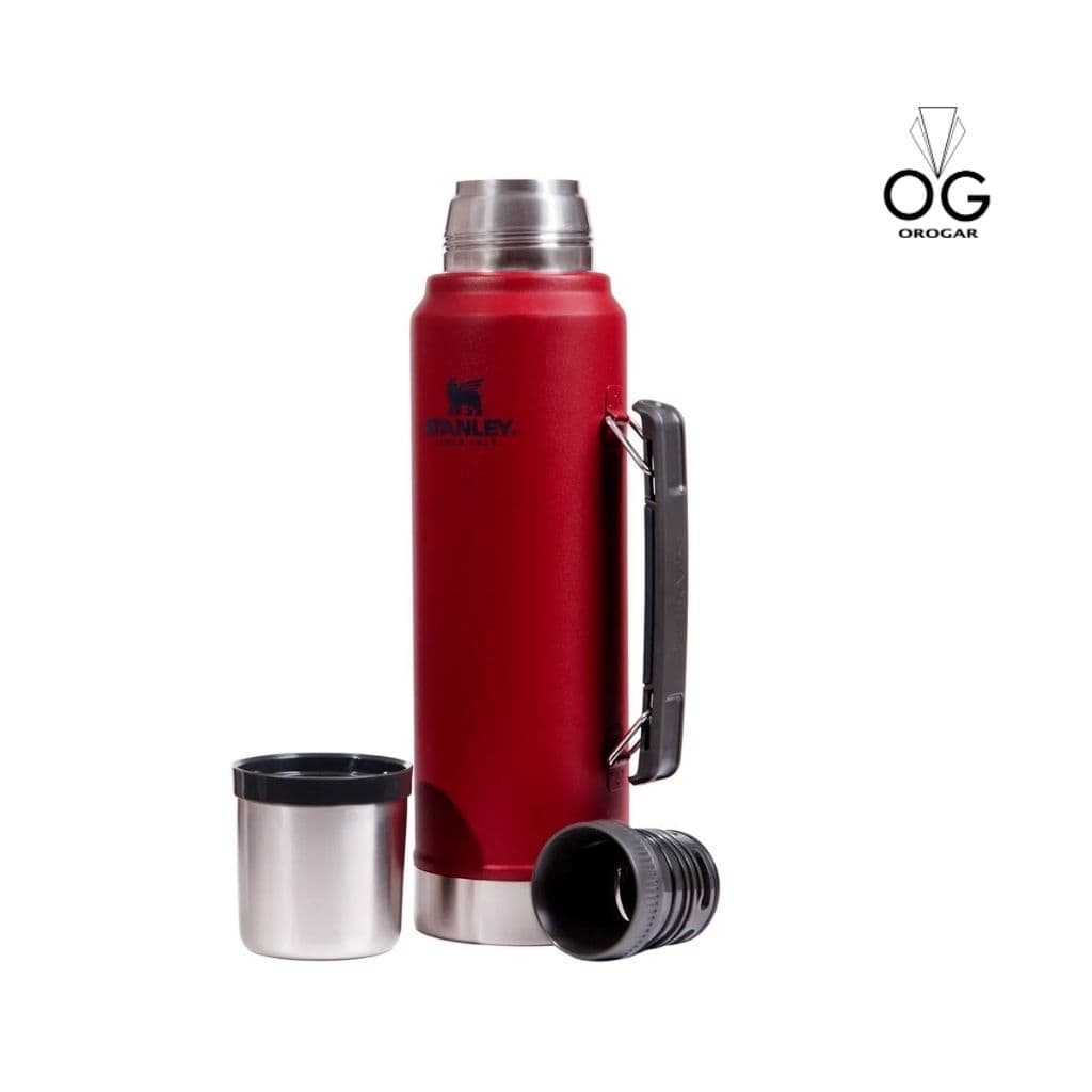 Orogar OROGAR - TERMO STANLEY 1L TAPON CEBADOR - ACERO INOXIDABLE - ROJO