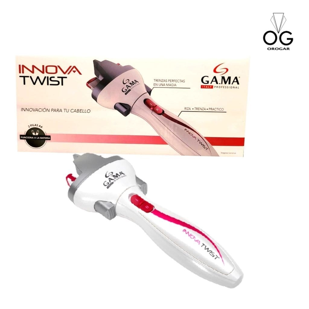 TRENZADOR DE CABELLO GA.MA INNOVA TWIST -TECNOLOGIA NANO SILVER