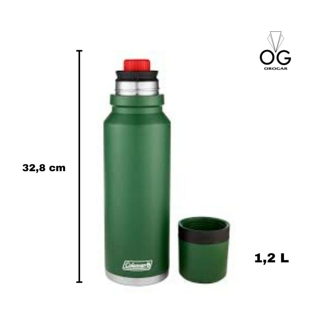 TERMO MATERO DE ACERO INOXIDABLE COLEMAN - VERDE - 1.2 L